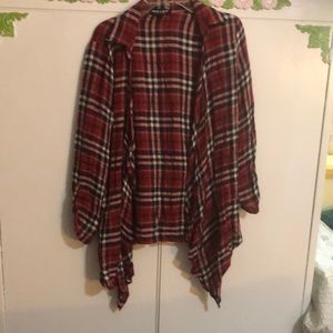 About a girl Los Angeles open flannel shirt 111